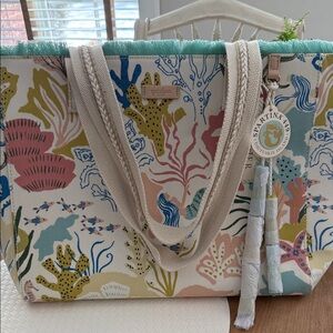 Spartina Emily Isabella beach tote NWT